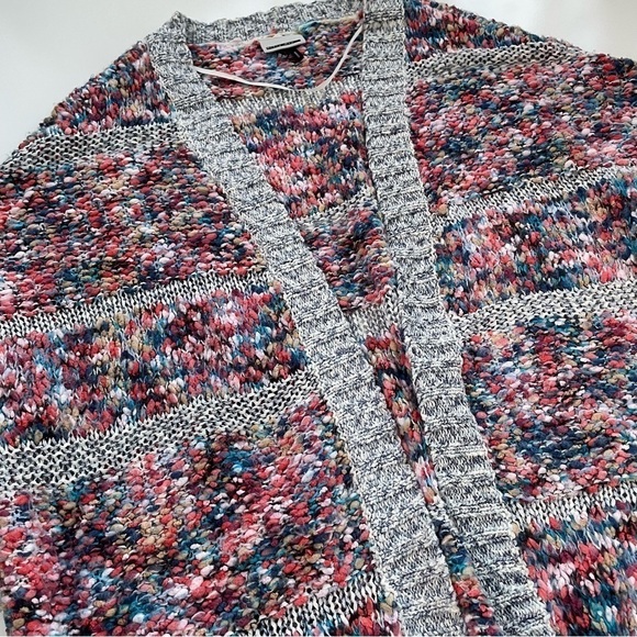 Anthropologie Noisy May Rainbow Multicolor Knitted Cardigan Size Small - Picture 4 of 10